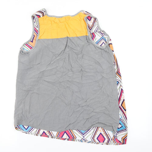 NEXT Womens Pink Geometric  Basic Tank Size 10