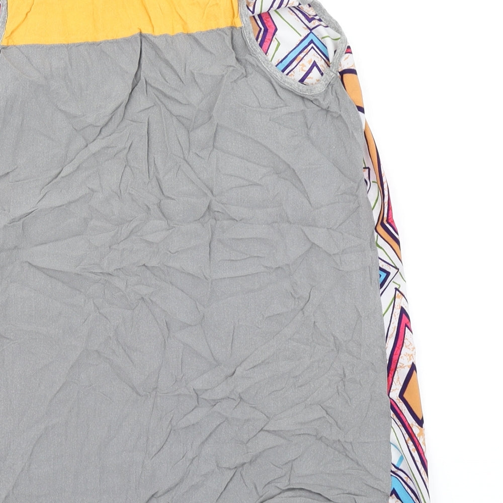 NEXT Womens Pink Geometric  Basic Tank Size 10