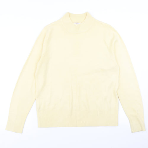 Papaya Womens Yellow  Knit Pullover Jumper Size 12