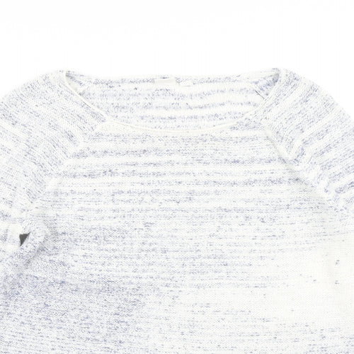 Gap Womens Blue Striped Knit Pullover Jumper Size S