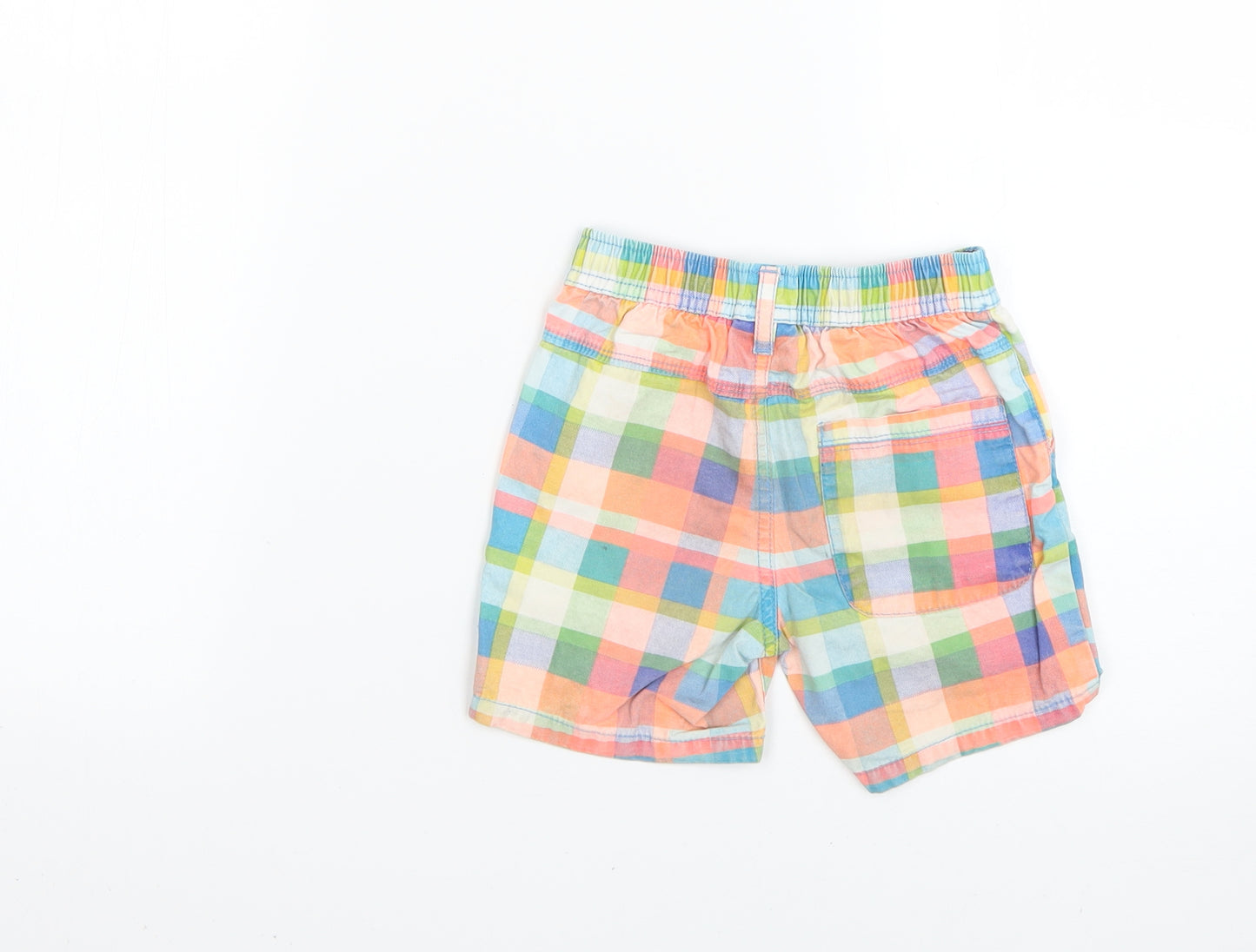 NEXT Baby Multicoloured Check  Cropped Trousers Size 12-18 Months