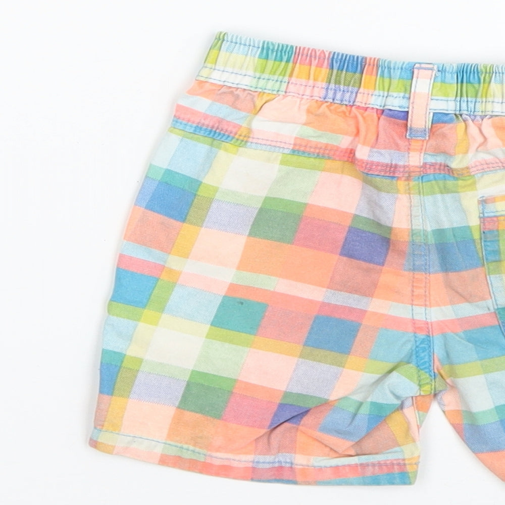 NEXT Baby Multicoloured Check  Cropped Trousers Size 12-18 Months