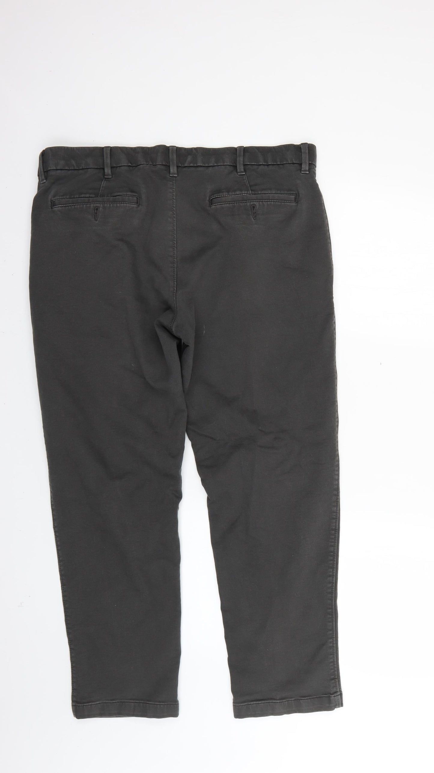 Marks and Spencer Mens Grey   Trousers  Size 38 L25 in