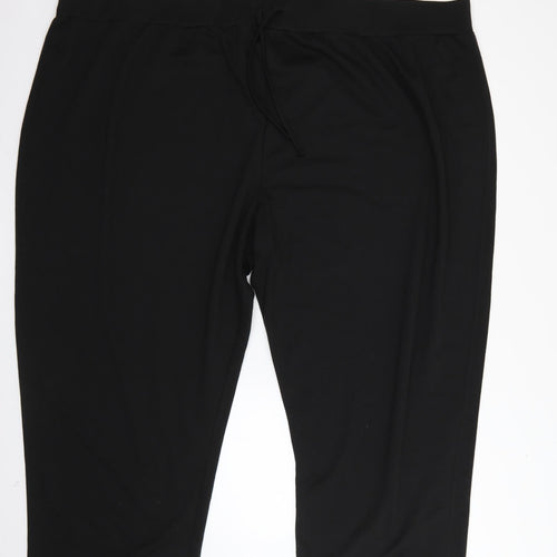 pretty secrets Mens Black   Jogger Trousers Size 38 L25 in
