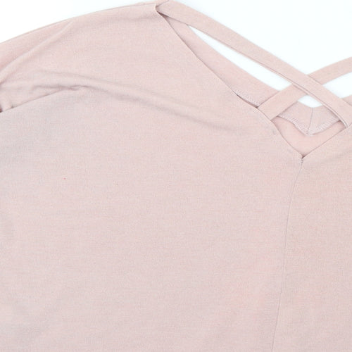 River Island Womens Pink   Pullover Jumper Size 12