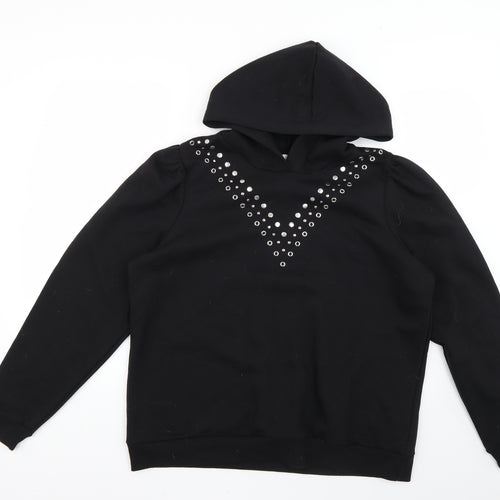 Matalan Womens Black   Pullover Hoodie Size L