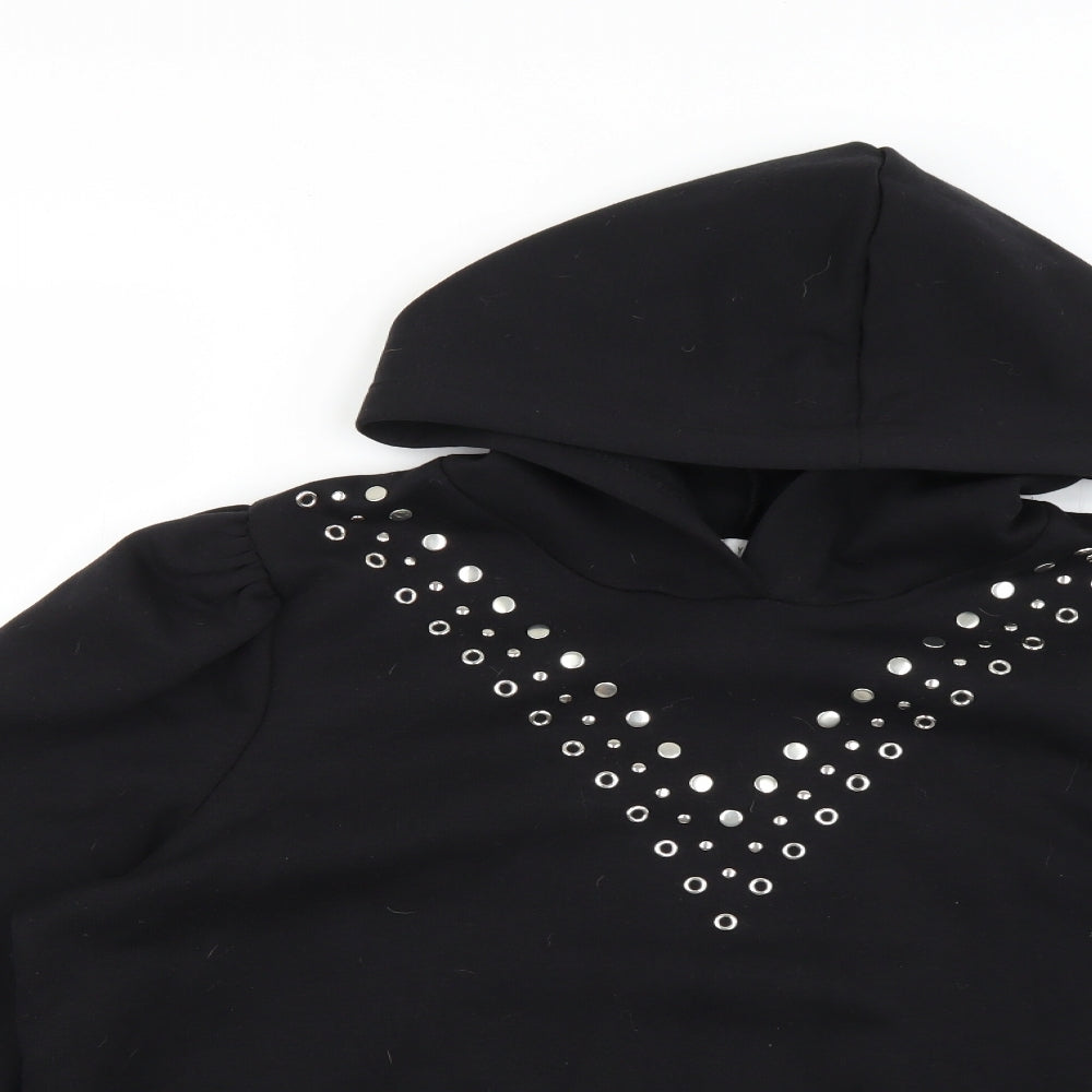 Matalan Womens Black   Pullover Hoodie Size L