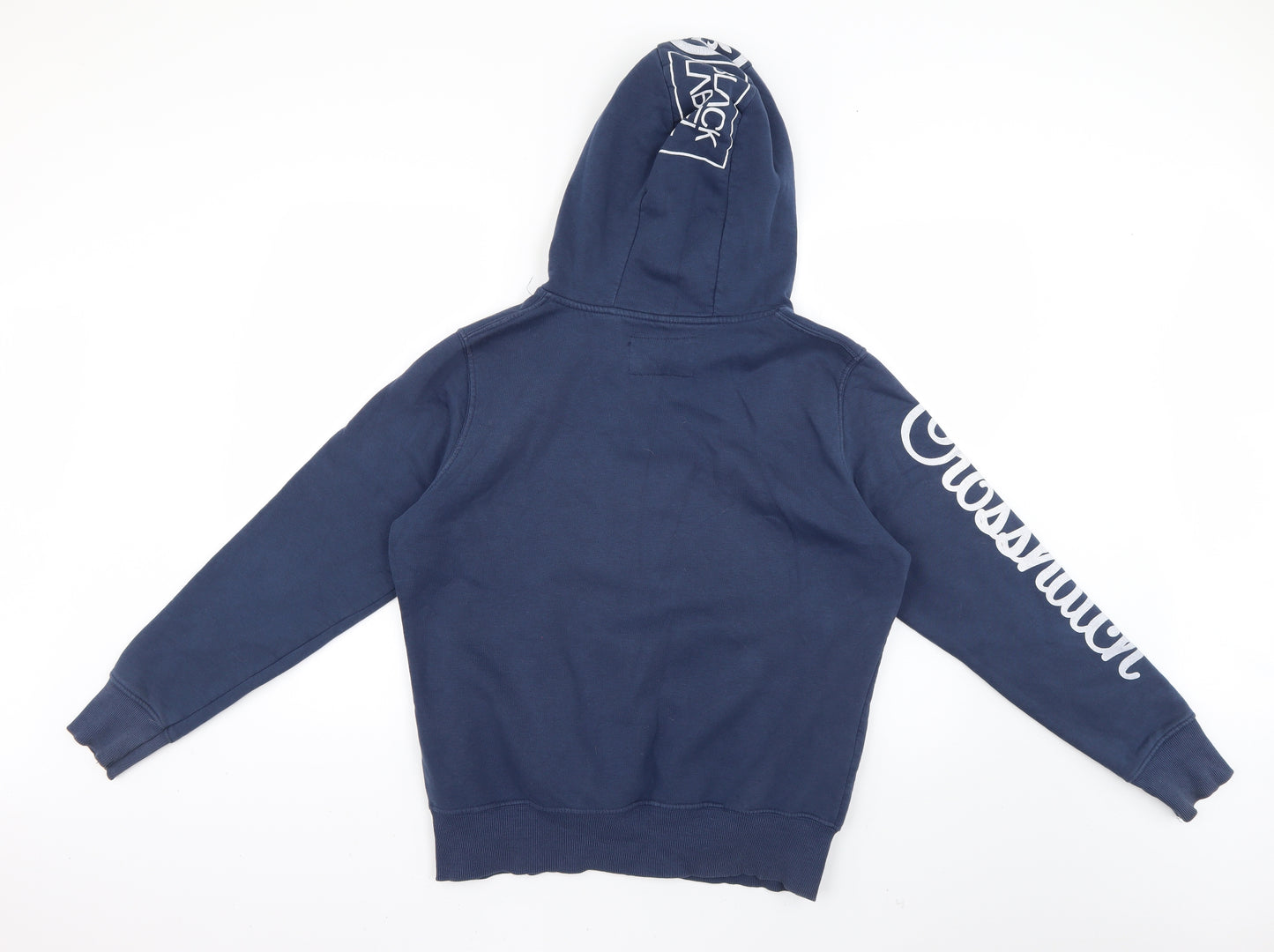 Black Label Mens Blue   Pullover Hoodie Size L