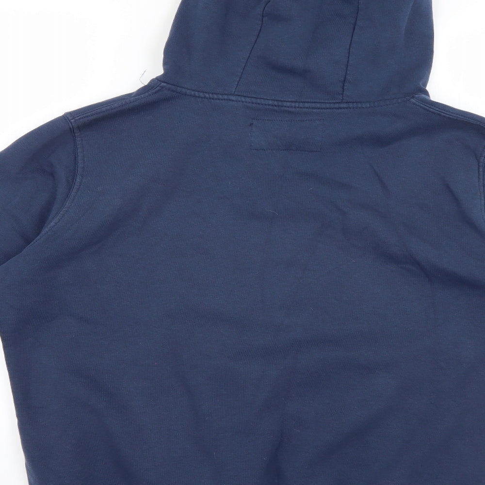 Black Label Mens Blue   Pullover Hoodie Size L