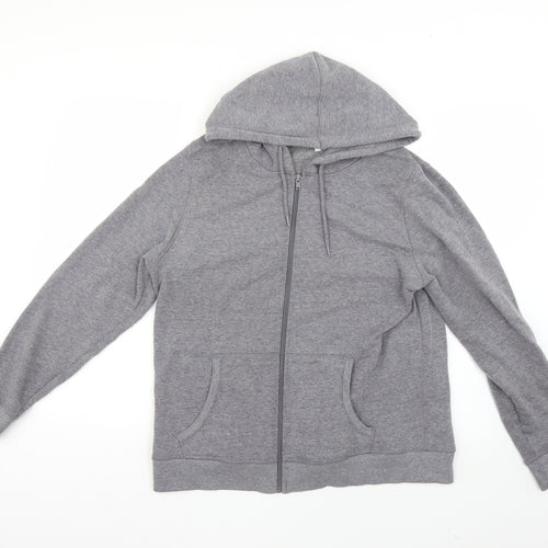Matalan Mens Grey   Full Zip Hoodie Size L