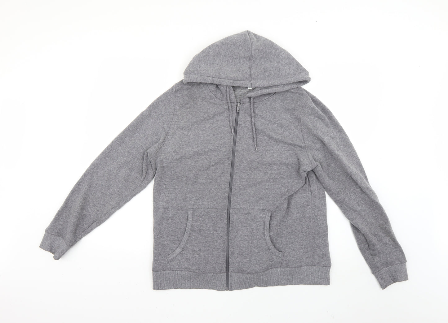 Matalan Mens Grey   Full Zip Hoodie Size L