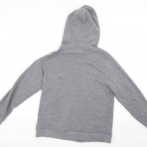 Matalan Mens Grey   Full Zip Hoodie Size L