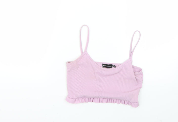 PRETTYLITTLETHING Womens Purple   Basic Tank Size 8