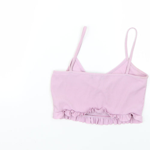 PRETTYLITTLETHING Womens Purple   Basic Tank Size 8