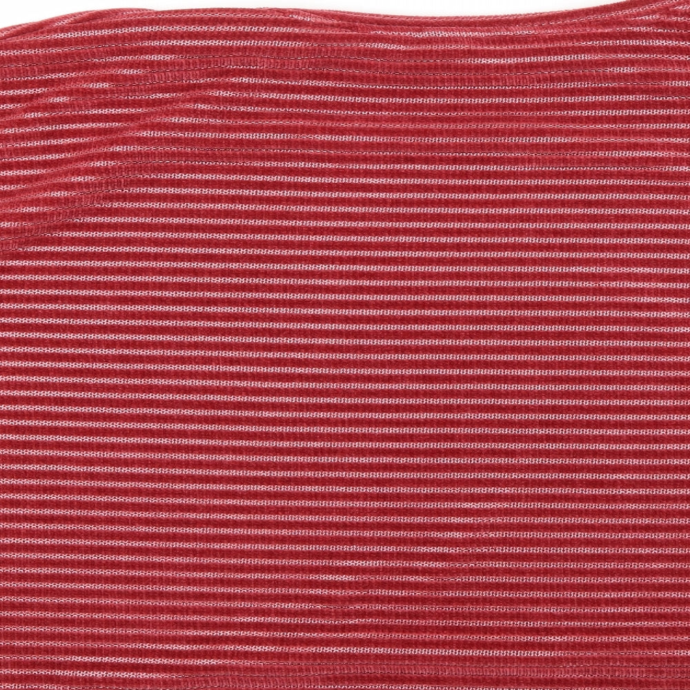 Roman Womens Red Striped  Pullover Jumper Size 16