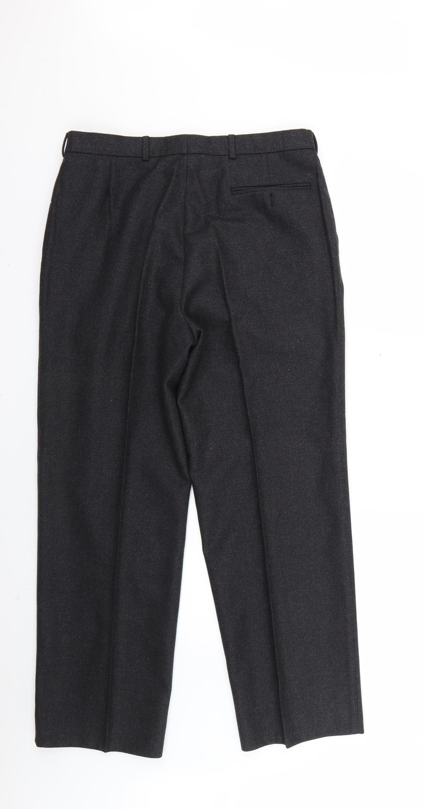 stmichael Mens Grey   Trousers  Size 34 L28 in