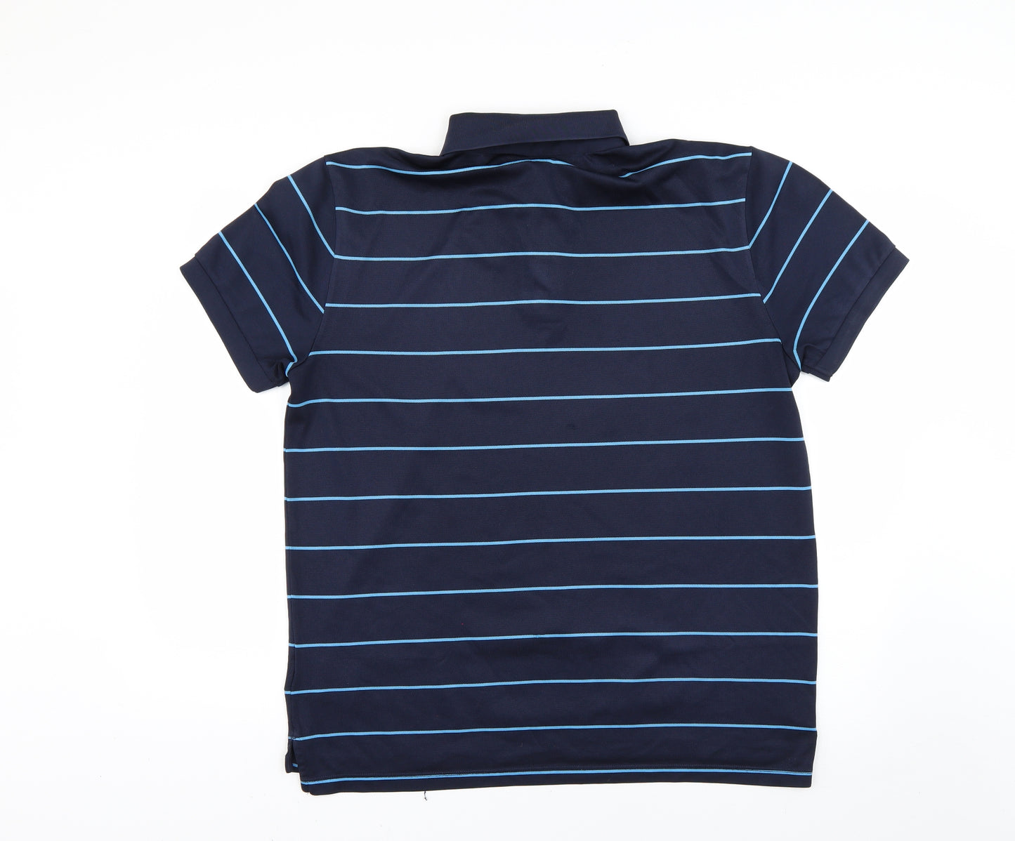 Gap Mens Blue Striped   Polo Size L