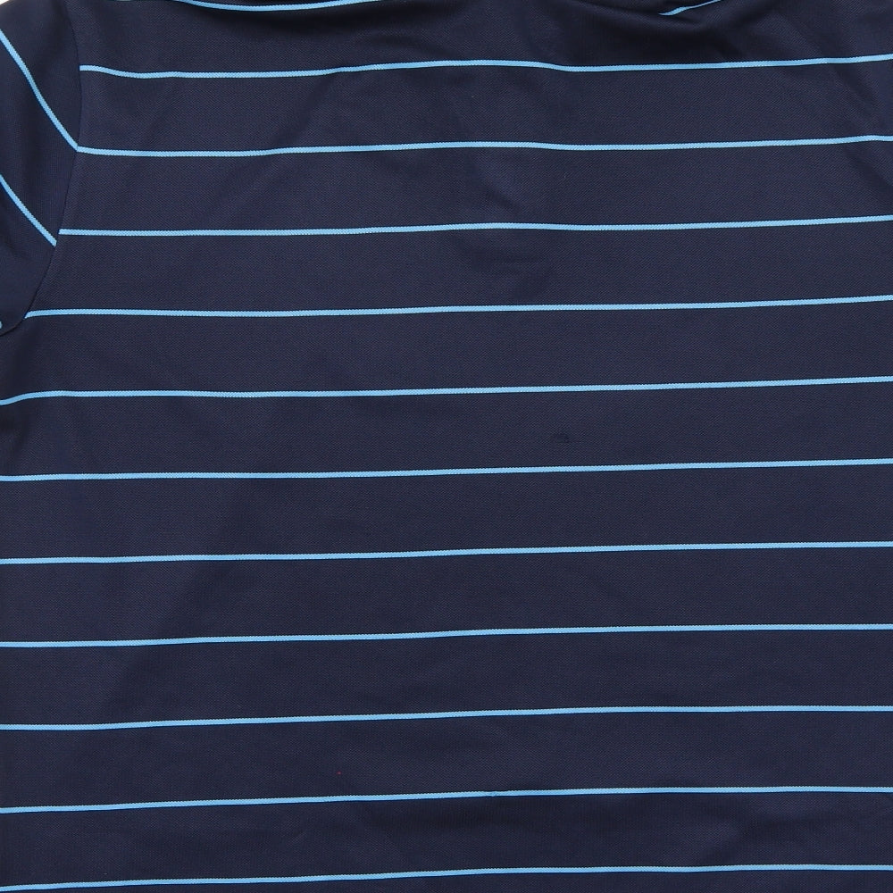 Gap Mens Blue Striped   Polo Size L