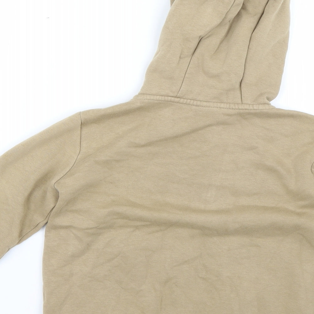 TU Boys Brown   Full Zip Hoodie Size 7 Years