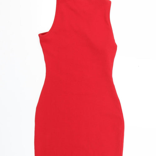 PRETTYLITTLETHING Womens Red   Bodycon  Size 8