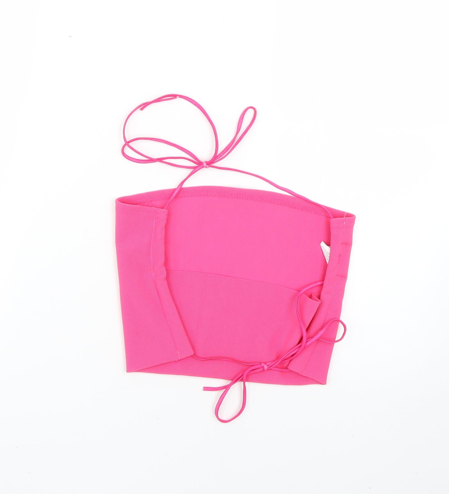 PRETTYLITTLETHING Womens Pink   Basic Blouse Size 10