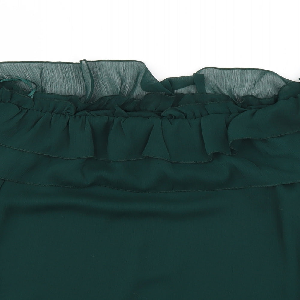 Zara Womens Green   Basic Blouse Size S