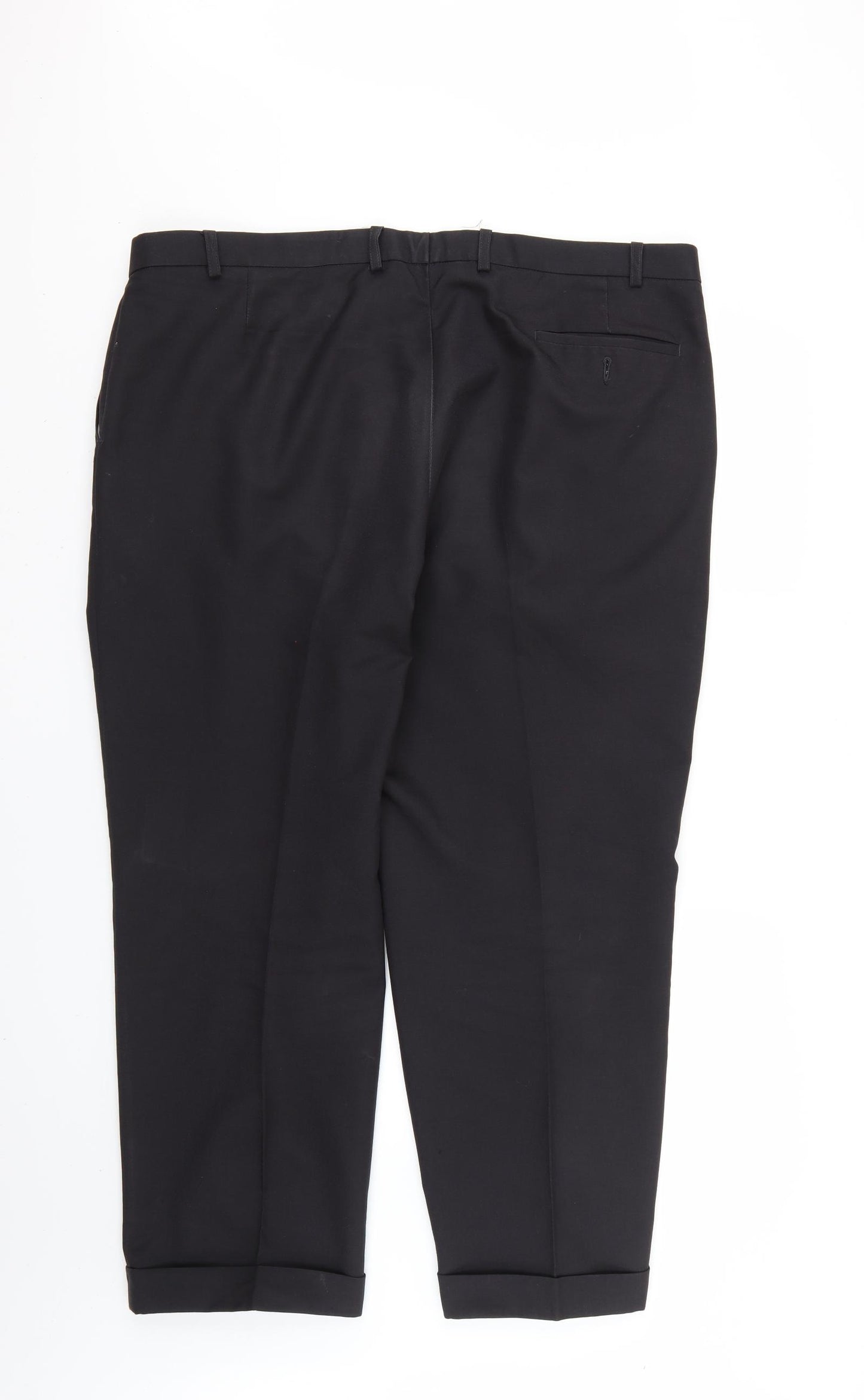 Marks and Spencer Mens Black   Trousers  Size 42 L26 in