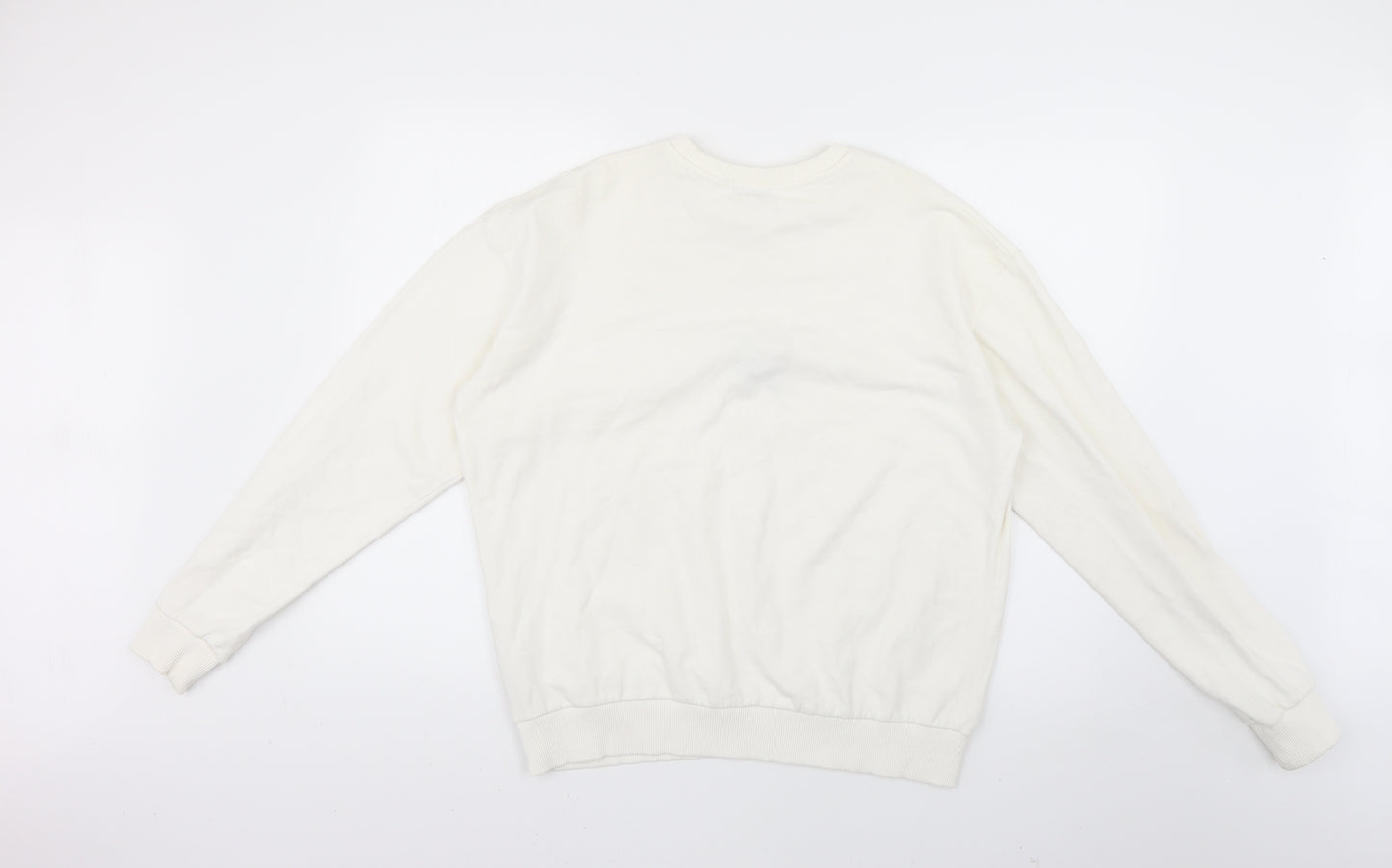 Topshop Womens White   Pullover Jumper Size S