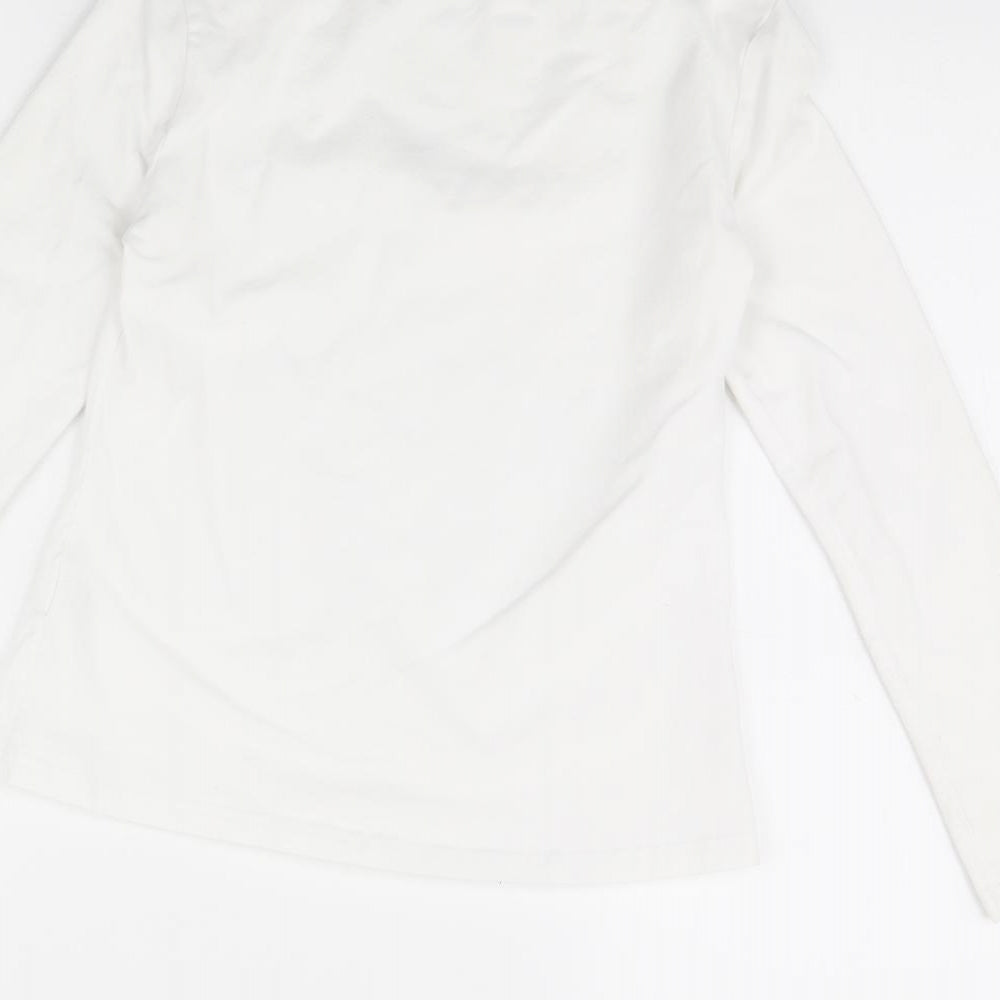 SheIn Womens White   Basic Blouse Size M