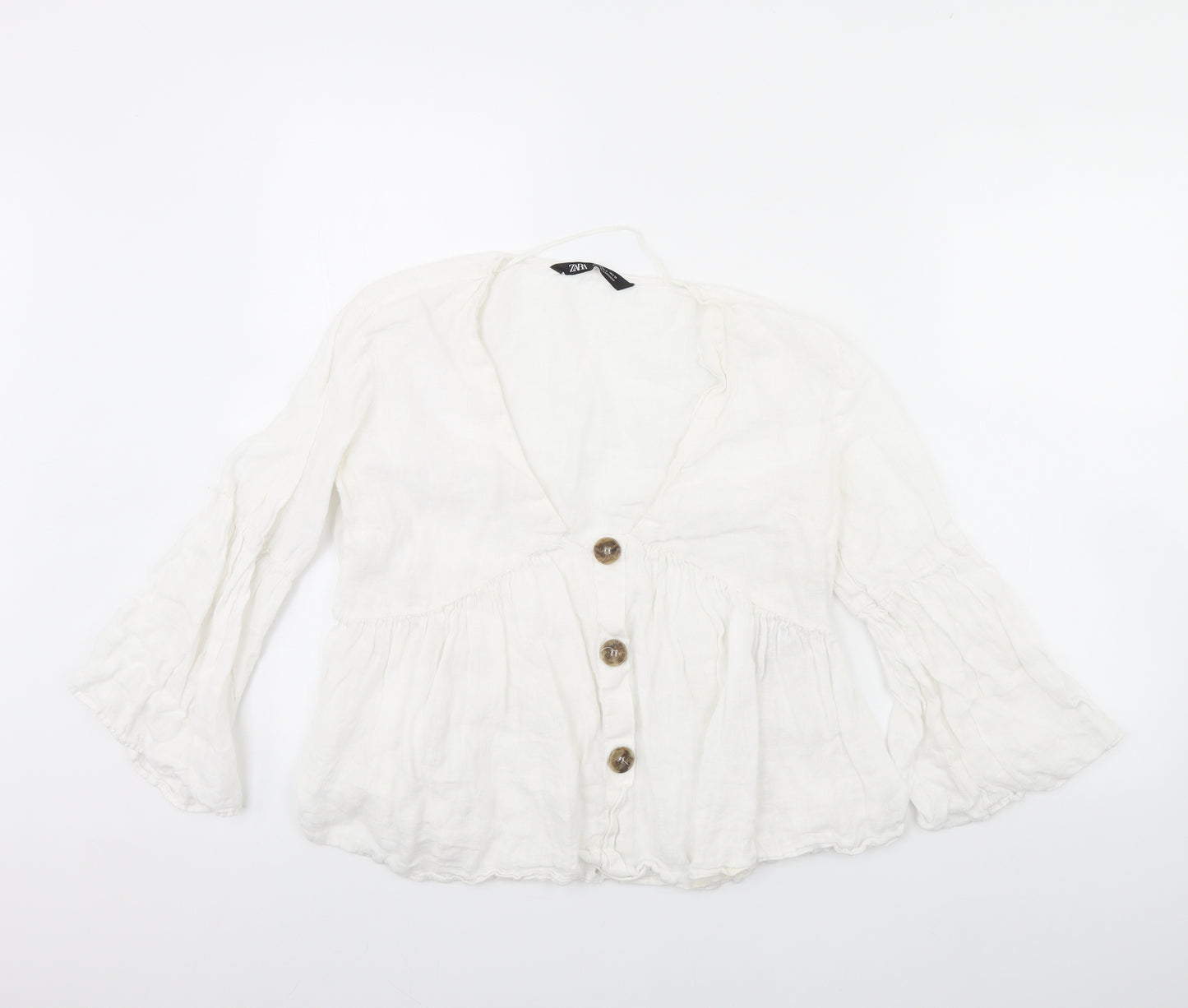 Zara Womens White   Basic Blouse Size M