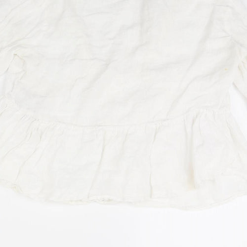 Zara Womens White   Basic Blouse Size M