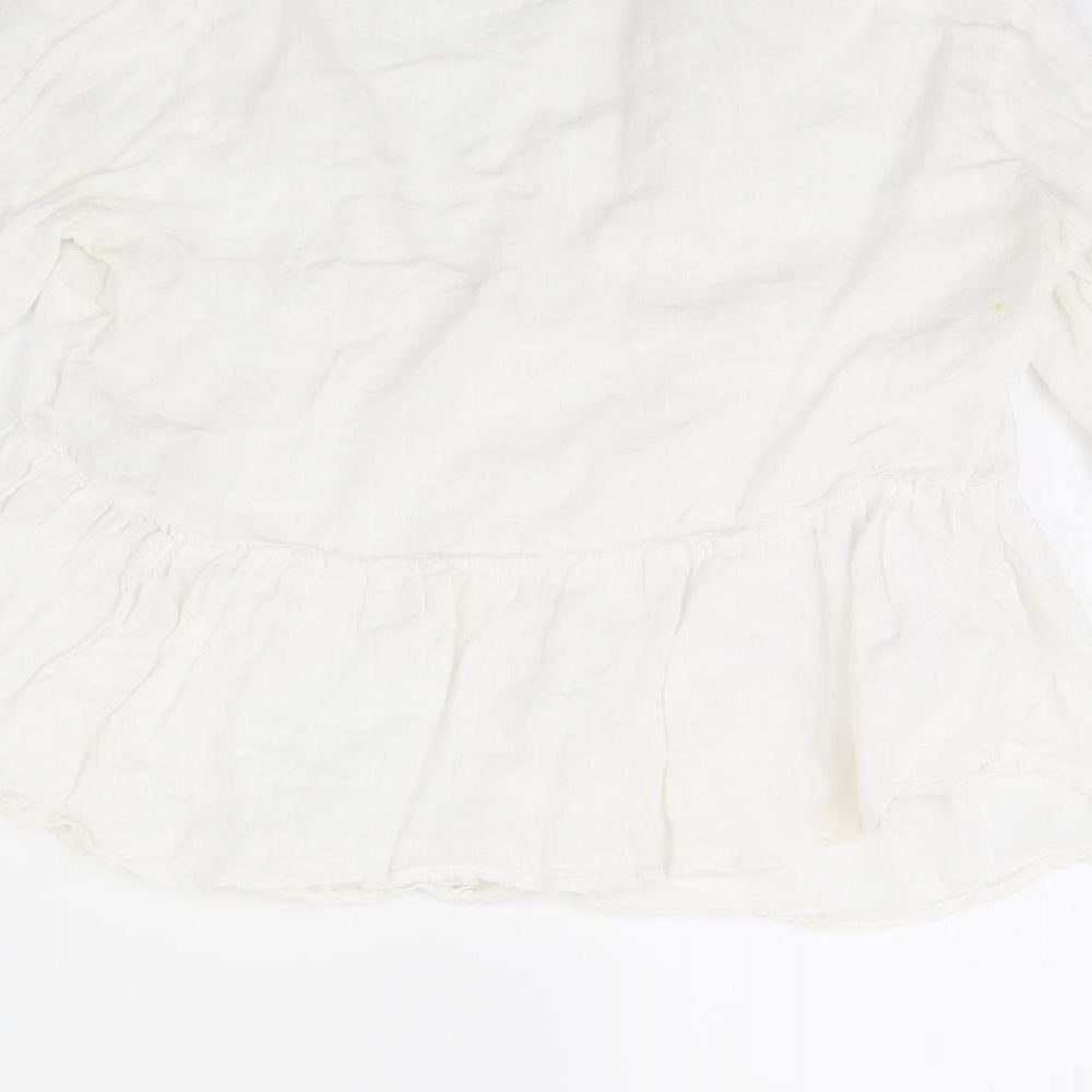 Zara Womens White   Basic Blouse Size M