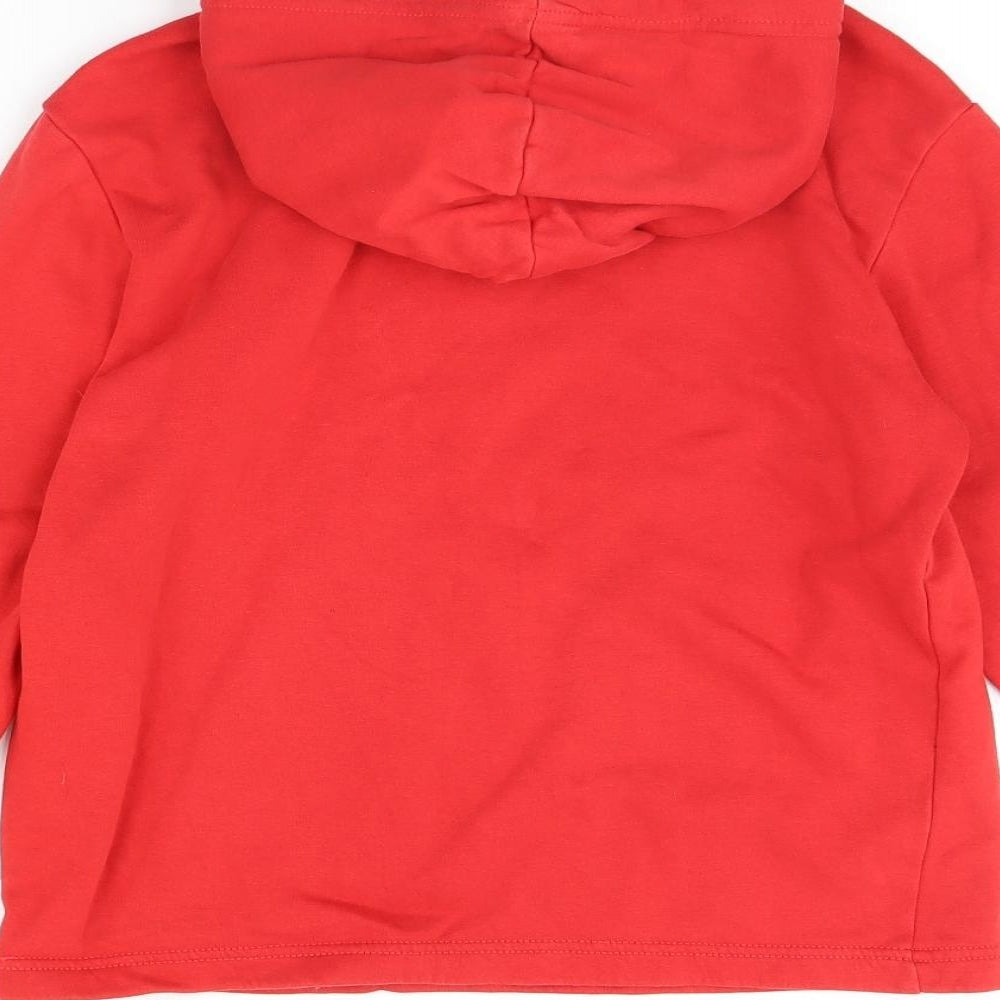 H&M Boys Red   Pullover Hoodie Size 10 Years  - Christmas jumper