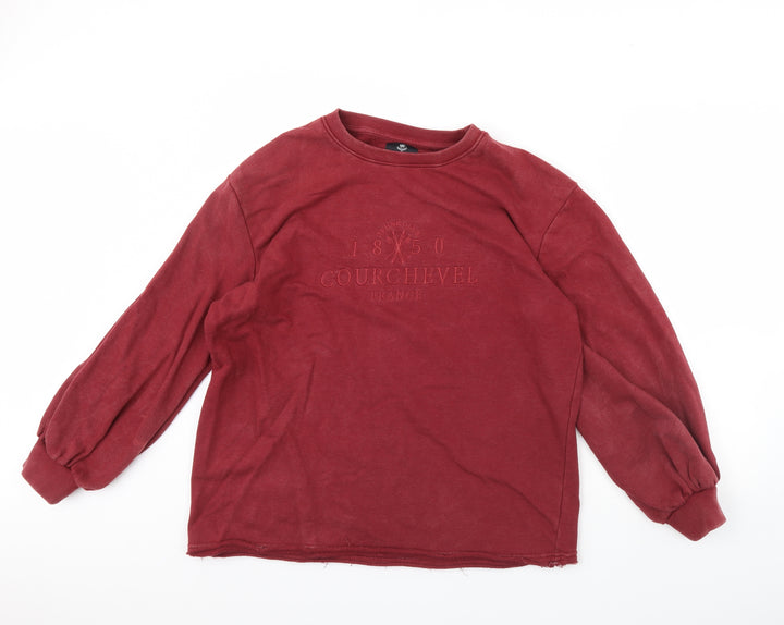 Threadbare Womens Red   Pullover Jumper Size 12