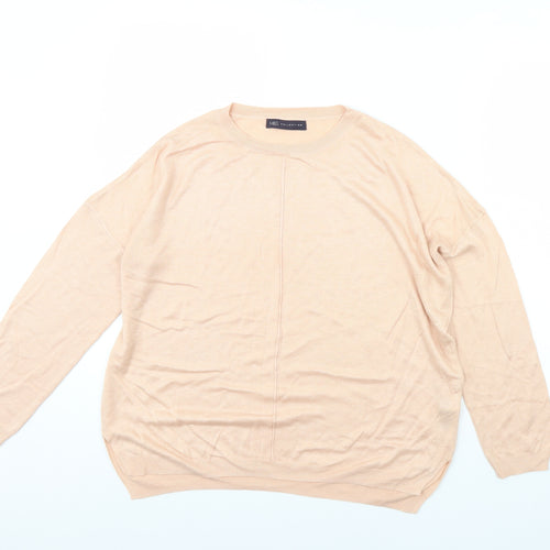 M&S Womens Pink   Pullover Jumper Size L