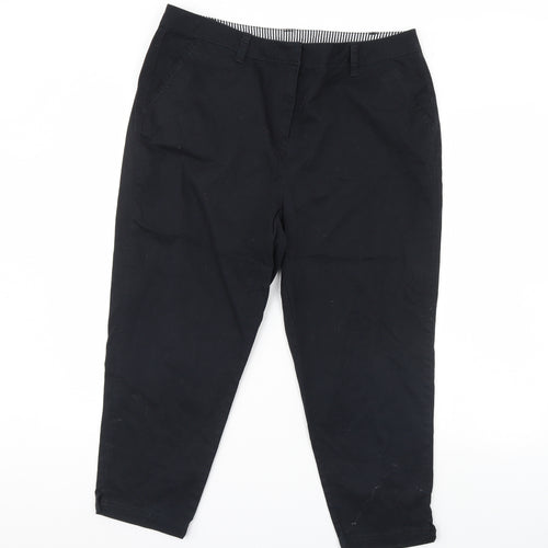 Bonmarche Womens Black   Trousers  Size 16 L24 in
