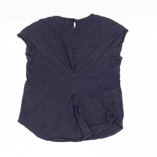Papaya Womens Blue   Basic Blouse Size 18