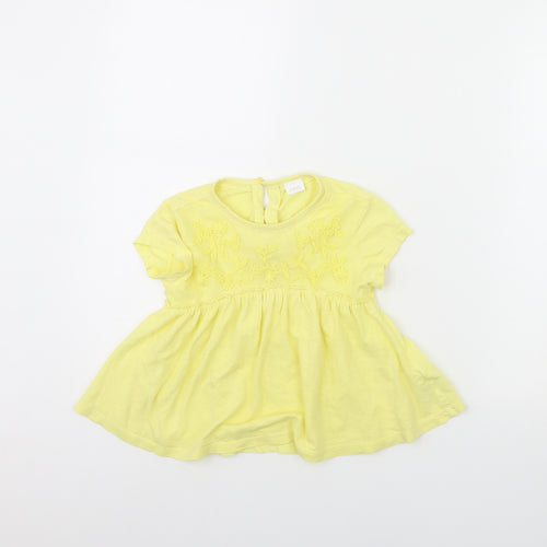 NEXT Girls Yellow   Fit & Flare  Size 3 Years