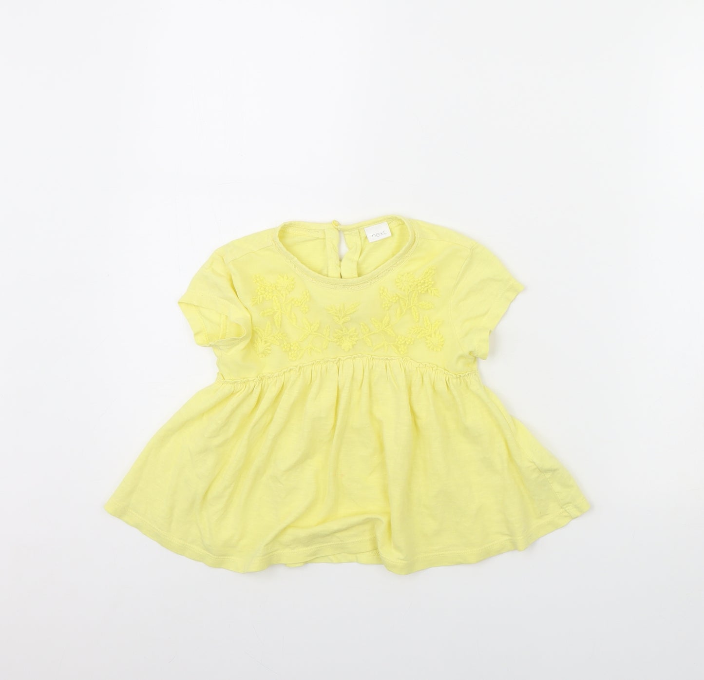 NEXT Girls Yellow   Fit & Flare  Size 3 Years
