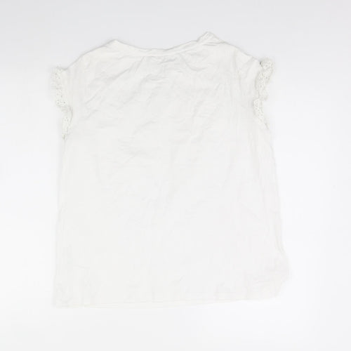 Falmer Heritage Womens White   Basic T-Shirt Size 14