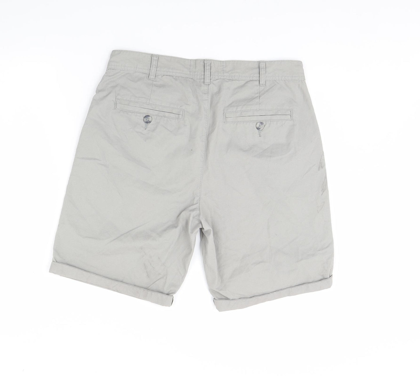 F&F Mens Grey   Chino Shorts Size 32