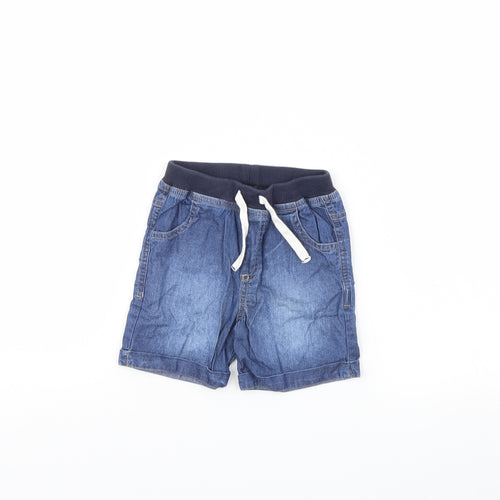 Preworn Baby Blue  Denim Cropped Jeans Size 12 Months