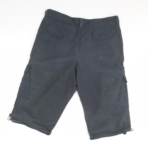 M&S Mens Grey   Chino Shorts Size 40