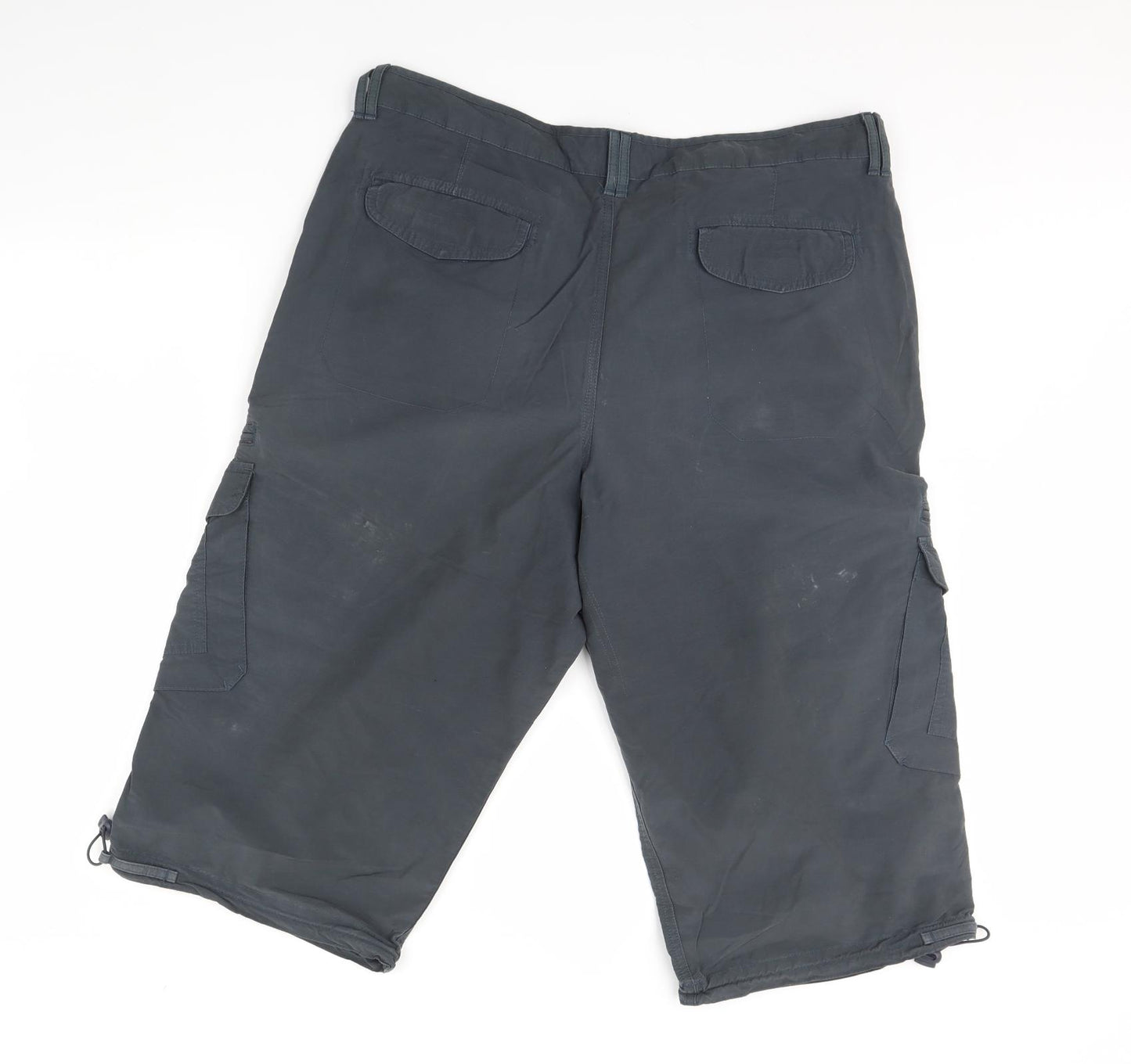 M&S Mens Grey   Chino Shorts Size 40