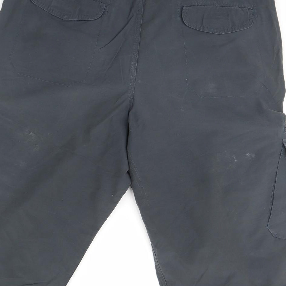 M&S Mens Grey   Chino Shorts Size 40