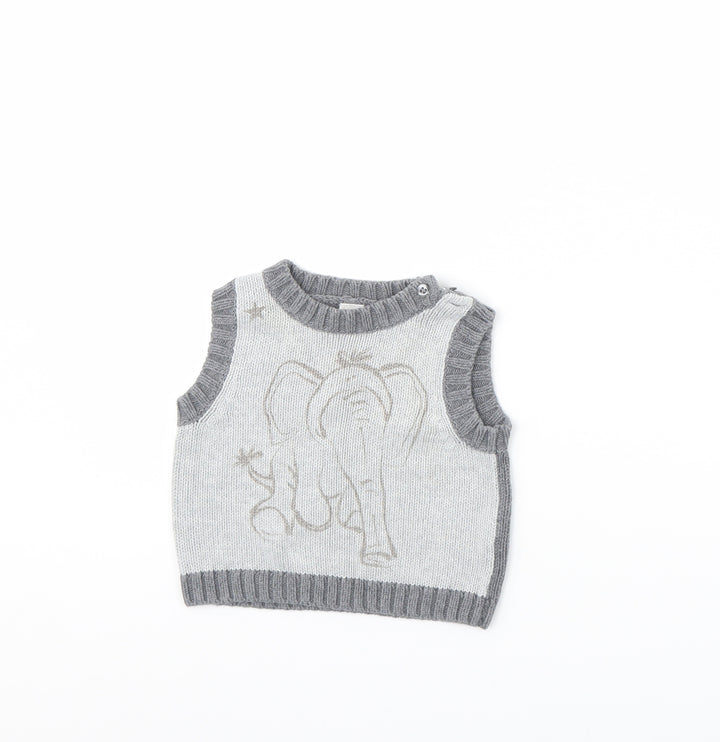 NEXT Baby Grey Pullover Jumper Size 3-6 Months - Disney