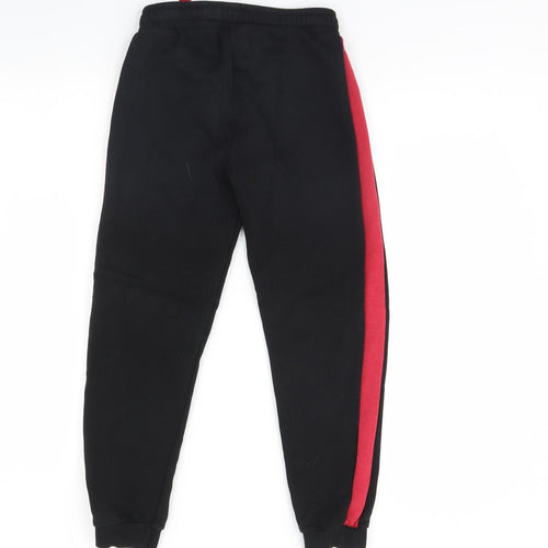 Marvel Boys Black   Jogger Trousers Size 9 Years - Marvel