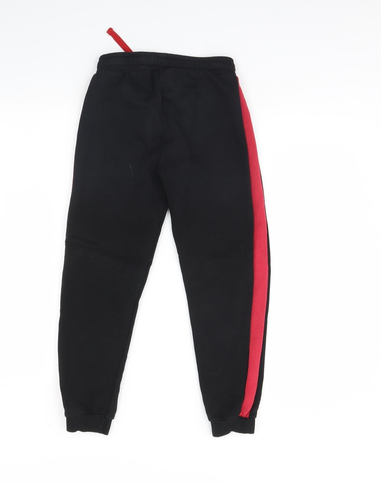 Marvel Boys Black   Jogger Trousers Size 9 Years - Marvel