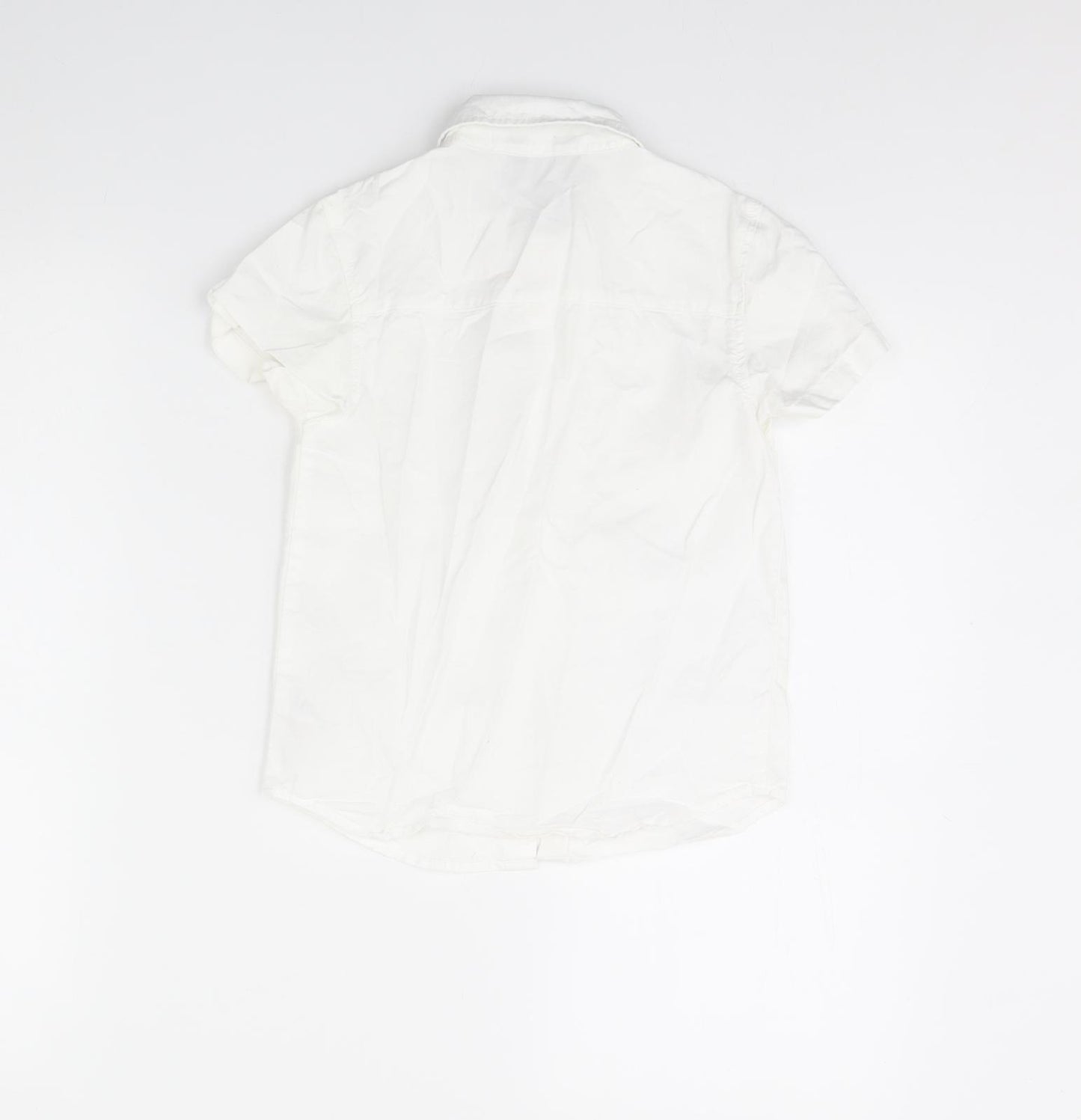 Primark Boys White   Basic Button-Up Size 7 Years