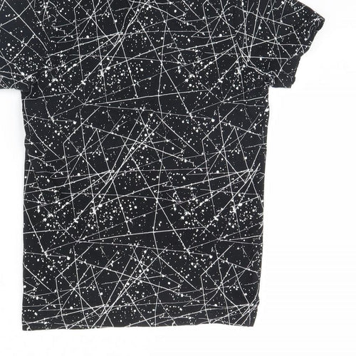 Urban Debt Boys Black Geometric  Basic Polo Size 9 Years